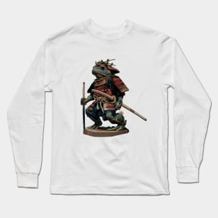 Samurai Frog Warrior Katana Long Sleeve T-Shirt